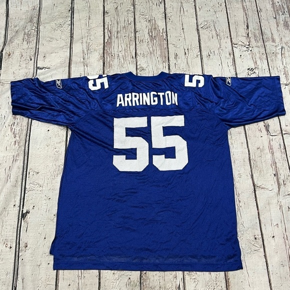 LaVar Arrington New York Giants Reebok NFL Football Sports Jersey - Picture 6 of 6